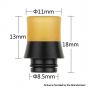 Purchase AS279 Black Ultem 510 Drip Tip for A$4.95