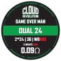 Game Over Man - Dual 24 2pcs Ni80 Alien coils Cloud Revolution