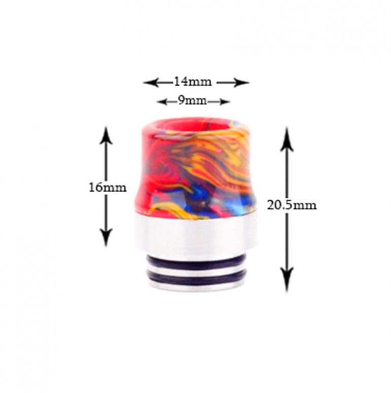 AS321 Resin 810 Drip Tip with Spit Back Guard