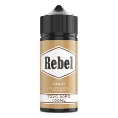 Rebel Vape Juice - Gold Tobacco & Caramel 100ml 