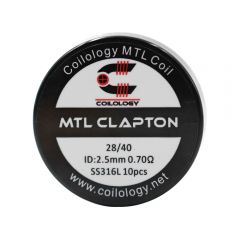 Coilology MTL Clapton Coil SS316L 2.5mm 0.7ohm
