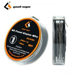 GeekVape SS Fused Clapton TC Wire (26GAx2 +30GA) 10ft ZS10