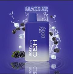 Black Ice Blakcberry HQD HBAR 6000 PUFFS Rechargeable Disposable Vape Pod