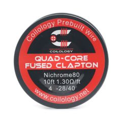 10ft Coilology Quad core Fused Clapton Spool Wire