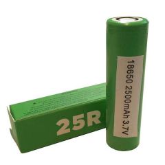 samsung 25R 2500mah battery 18650 batteries for vape