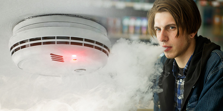 Can vaping set off a smoke detector?